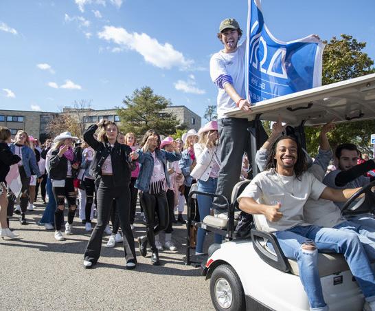 Carthage is home to 13 sororities and fraternities.