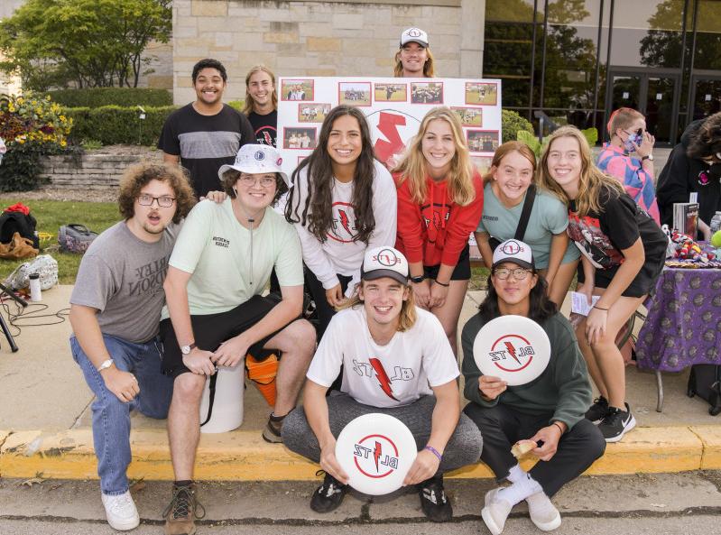 Member of Blitz at the Involvement Fair